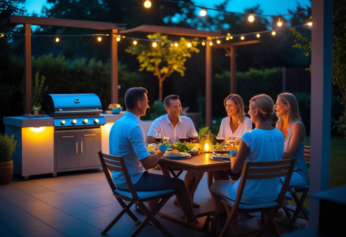 Sådan skaber du den perfekte grillstemning med udendørs lamper med bevægelsessensor